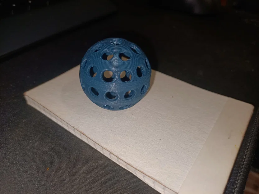 Mô hình quả bóng bóng bàn Airless 3D độc đáo - Thiết kế 40mm - Image 3