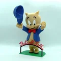 Mô hình 3D Porky Pig - Thumbnail 1