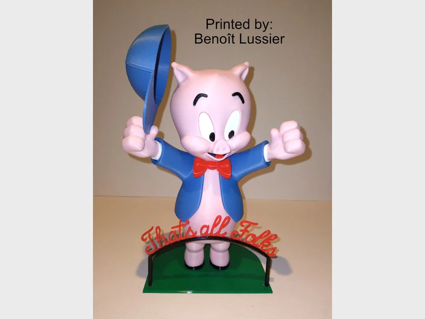 Mô hình 3D Porky Pig - Image 3