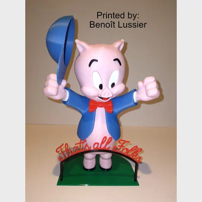 Mô hình 3D Porky Pig