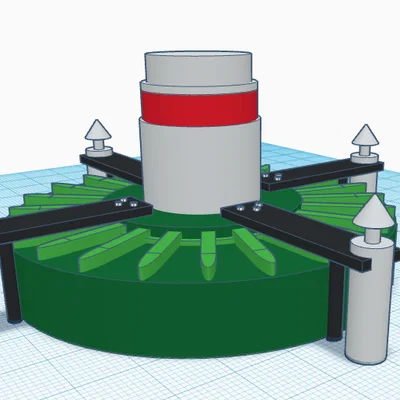 Mô hình 3D thiết bị nổ Cluster Charge của Fuze - Rainbow Six Siege