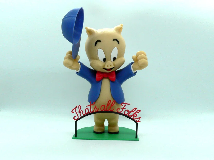 Mô hình 3D Porky Pig - Image 6