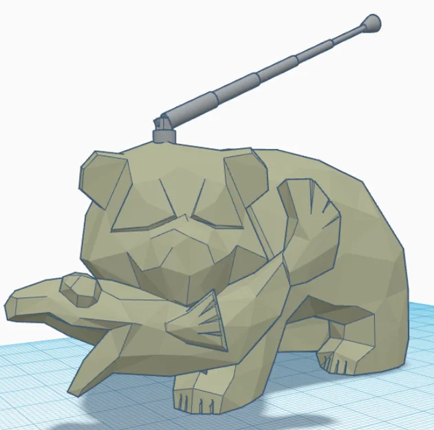 Tượng Mr. Grizz (có antenna tháo rời!) - Image 2