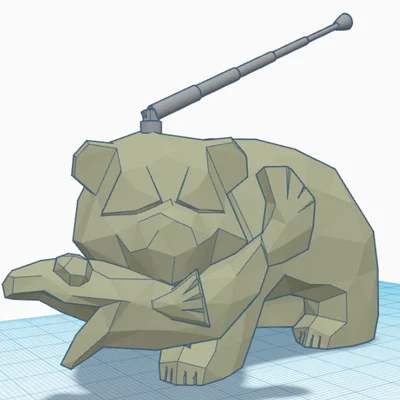 Tượng Mr. Grizz (có antenna tháo rời!)