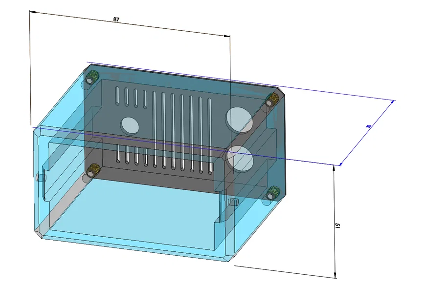 Vỏ case cho Riden RK6006 - Image 3