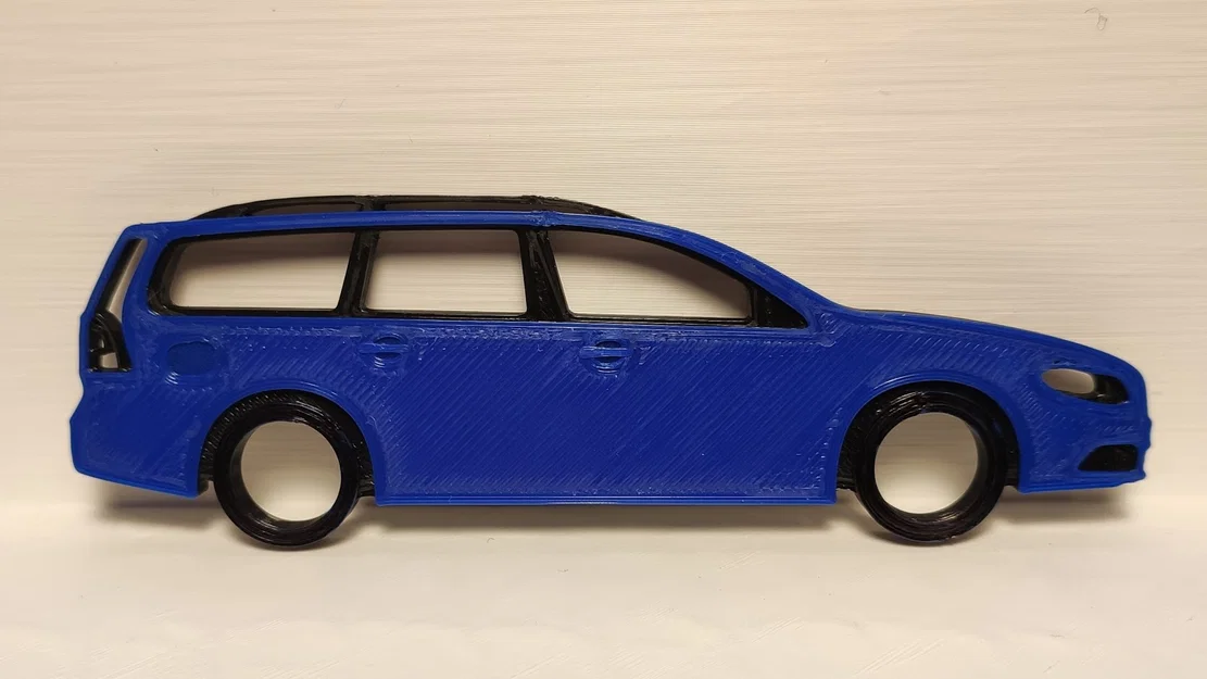 Móc khóa Volvo V70 (in dual color) - Image 1