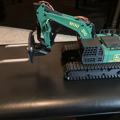 Bộ phụ kiện càng nâng Forklift điều chỉnh được cho xe RC Excavator