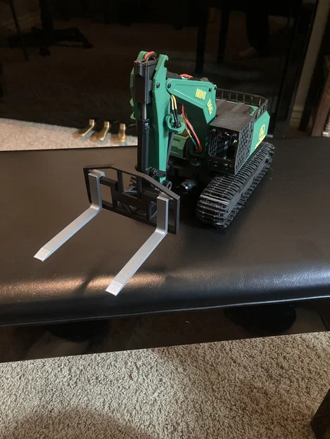 Bộ phụ kiện càng nâng Forklift điều chỉnh được cho xe RC Excavator - Image 4