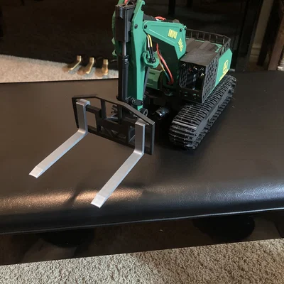 Bộ phụ kiện càng nâng Forklift điều chỉnh được cho xe RC Excavator