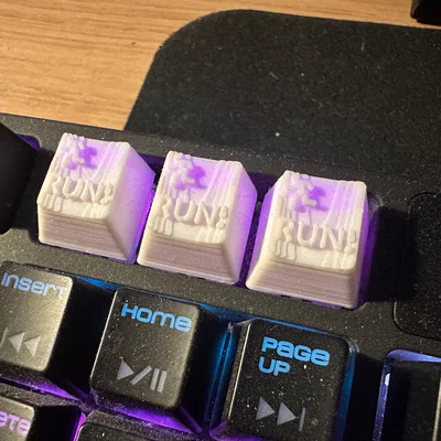 Keycap ESC "RUN!" độc đáo cho bàn phím cơ - Tự in 3D tại nhà