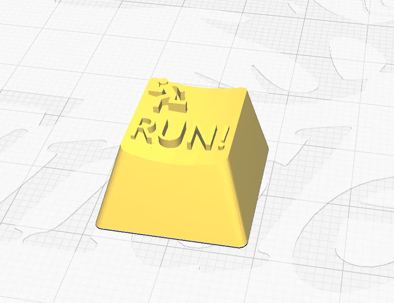 Keycap ESC "RUN!" độc đáo cho bàn phím cơ - Tự in 3D tại nhà - Image 2