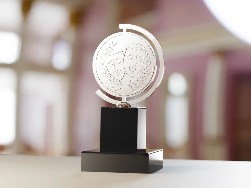 Mô hình cúp vinh danh nghệ thuật kịch nói phong cách Tony Award - Image 1