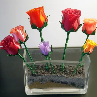 Mẫu hoa hồng in 3D nghệ thuật: Hướng dẫn in ấn chi tiết