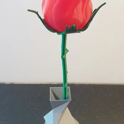 Mẫu hoa hồng in 3D nghệ thuật: Hướng dẫn in ấn chi tiết