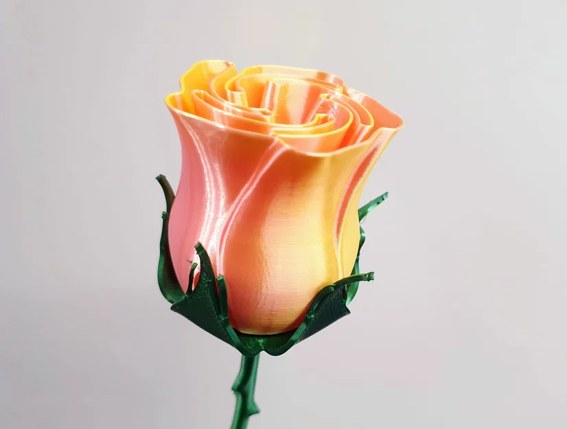 Mẫu hoa hồng in 3D nghệ thuật: Hướng dẫn in ấn chi tiết - Image 4