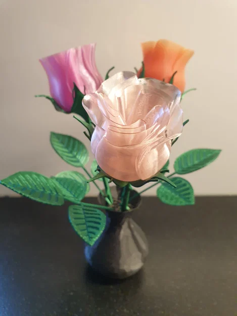 Mẫu hoa hồng in 3D nghệ thuật: Hướng dẫn in ấn chi tiết - Image 6