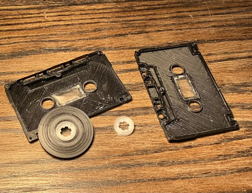 Mô hình băng cassette cổ điển - Đạo cụ trang trí in 3D độc đáo - Image 2