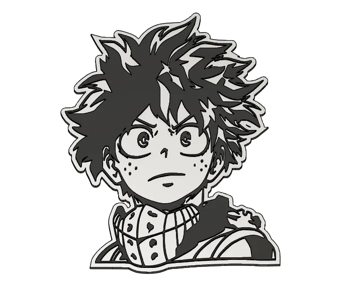 Mô hình 3D Midoriya Izuku (Deku) - Phụ kiện trang trí My Hero Academia - Image 1
