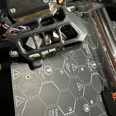 Nắp che đầu in Skeleton Dwarf có khe để lục giác cho Prusa XL