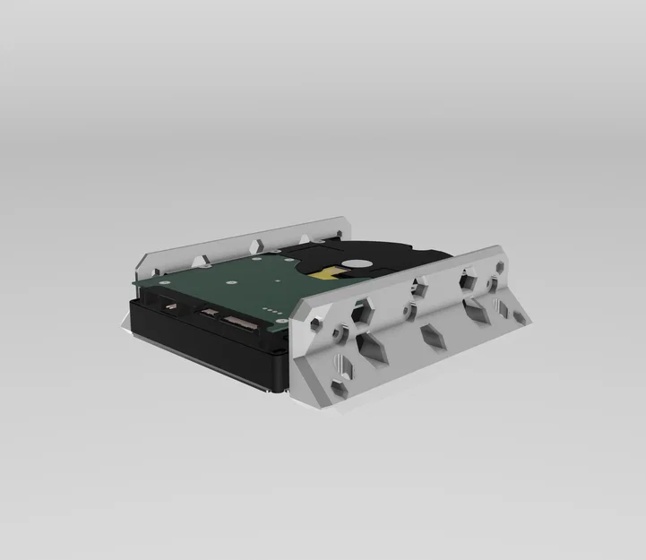 Adapter gắn ổ cứng 3.5" vào khe quạt 120mm trong PC case - Image 4