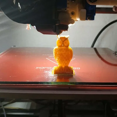 Móc khóa hình cú mèo 3D (Owl Keychain) độc đáo
