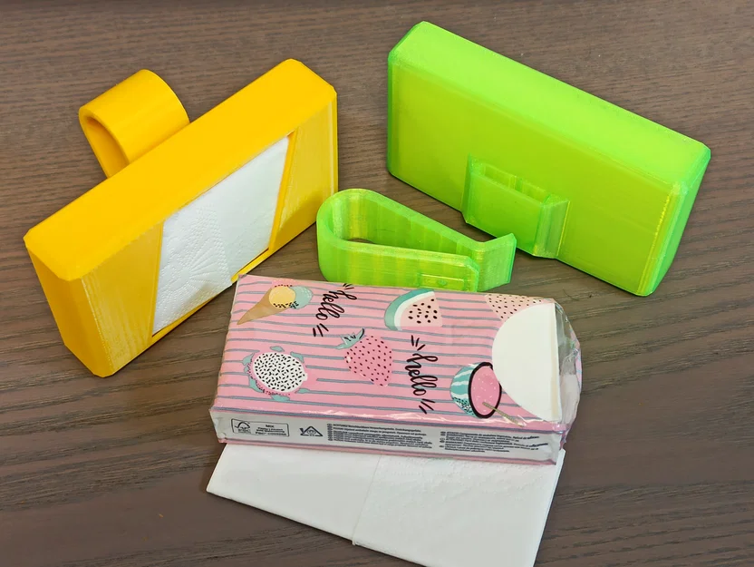 Hộp nhả khăn giấy kẹp lên sun visor ô tô (clip-on) - Image 4