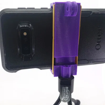 Ngàm kẹp điện thoại cho tripod / GoPro