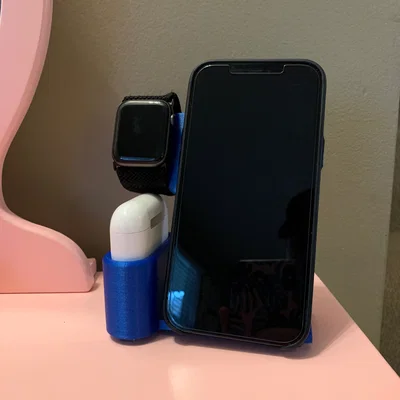 Bản Mới: Dock sạc 3-in-1 iPhone MagSafe + Apple Watch + AirPods