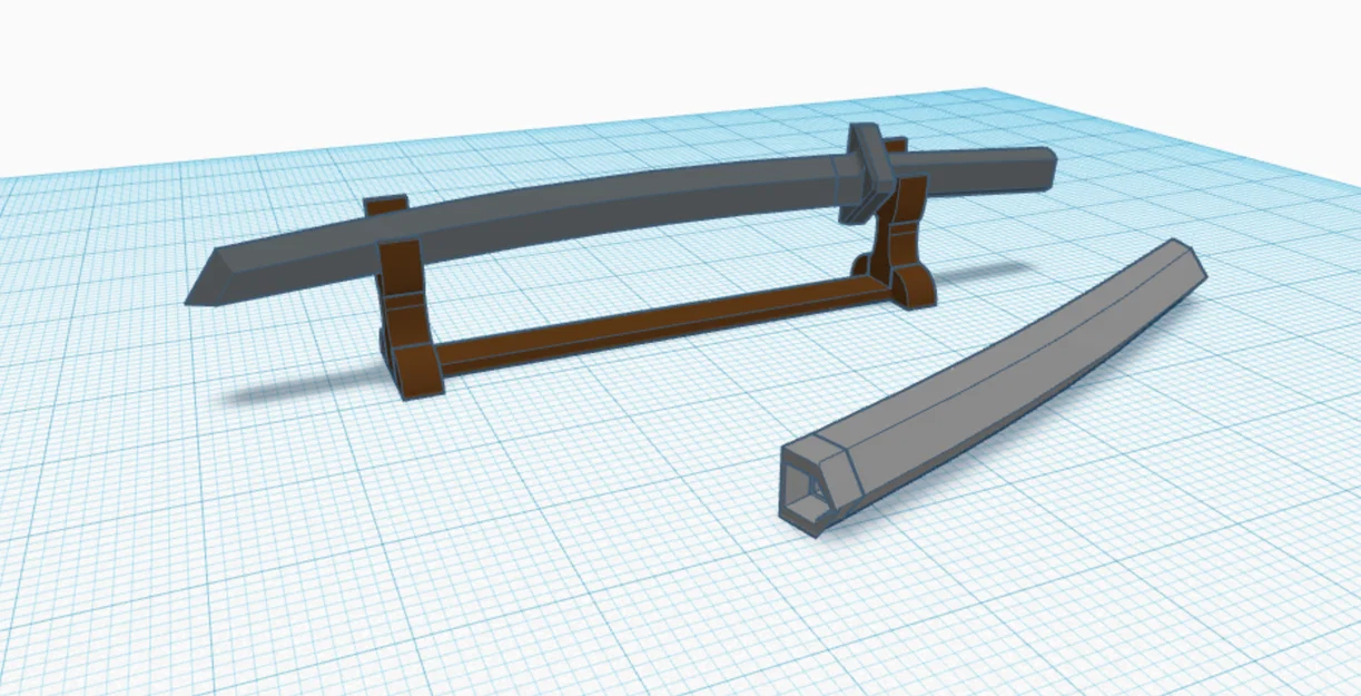 Bộ kiếm Katana in 3D cho Dummy 13 - Phụ kiện mô hình độc đáo - Image 1