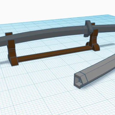 Bộ kiếm Katana in 3D cho Dummy 13 - Phụ kiện mô hình độc đáo