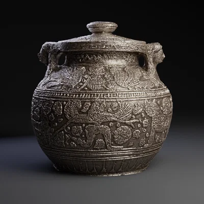 Mô hình hũ gốm Corinthian (Corinthian Pot) phong cách Hy Lạp cổ đại