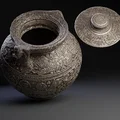 Mô hình hũ gốm Corinthian (Corinthian Pot) phong cách Hy Lạp cổ đại - Thumbnail 3