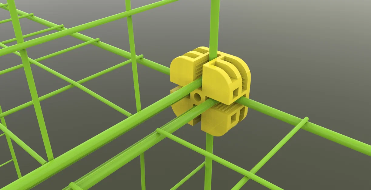 Connector khối lưới wire cube cho tủ quần áo (Wire Cube Connectors Closet Organisers) - Image 1