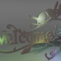 Bảng treo trang trí Welcome họa tiết đôi chim dễ thương cho gia đình - Thumbnail 2