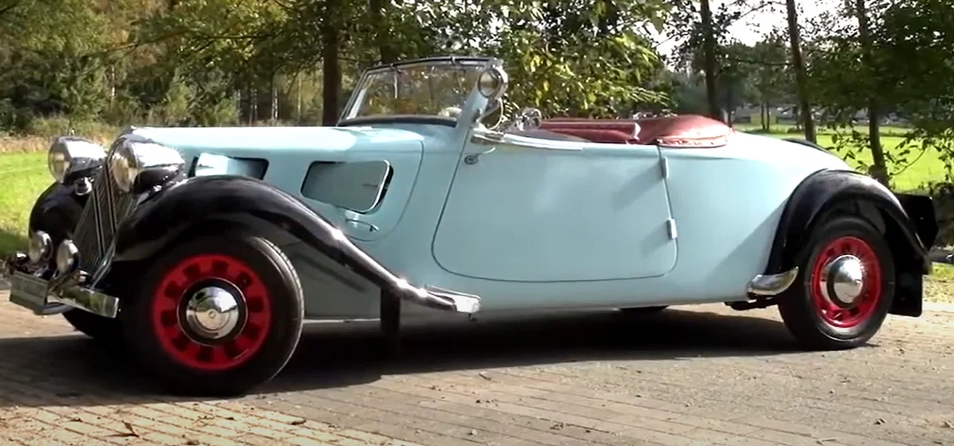 Mô hình xe cổ Citroen Traction Cabriolet 1954 tỷ lệ 1:25 in 3D - Image 4