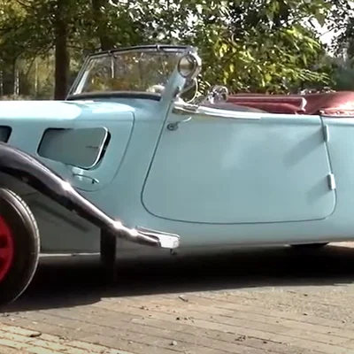 Mô hình xe cổ Citroen Traction Cabriolet 1954 tỷ lệ 1:25 in 3D