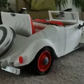 Mô hình xe cổ Citroen Traction Cabriolet 1954 tỷ lệ 1:25 in 3D - Thumbnail 10