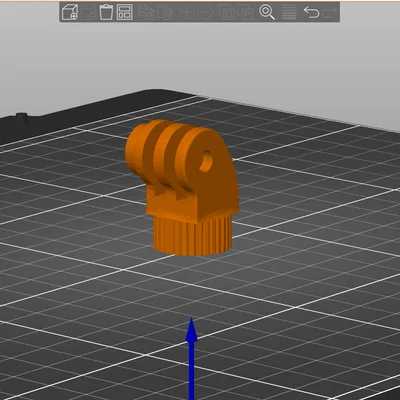 Ngàm chuyển đổi GoPro sang chuẩn ốc 1/4 inch cho Tripod