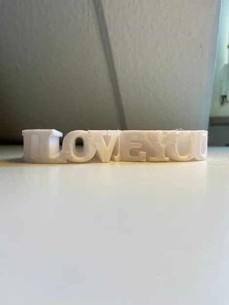 Mô hình trái tim I Love You - Món quà in 3D đầy lãng mạn - Image 4