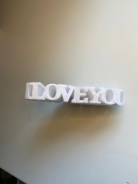 Mô hình trái tim I Love You - Món quà in 3D đầy lãng mạn - Image 6