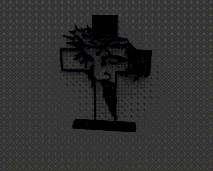 Mô hình in 3D Chúa Jesus trên thánh giá nghệ thuật - Image 3