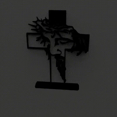 Mô hình in 3D Chúa Jesus trên thánh giá nghệ thuật