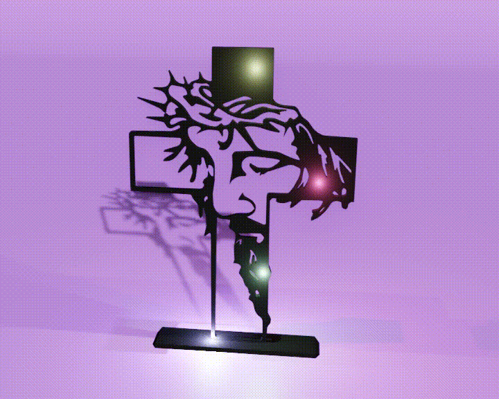 Mô hình in 3D Chúa Jesus trên thánh giá nghệ thuật - Image 4