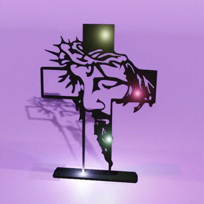 Mô hình in 3D Chúa Jesus trên thánh giá nghệ thuật