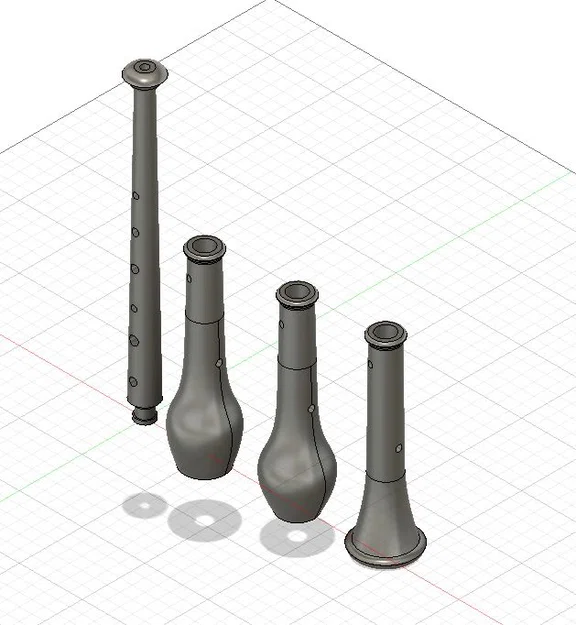 Mô hình nhạc cụ Piccolo Oboe in G độc đáo - Tự tay in 3D - Image 1