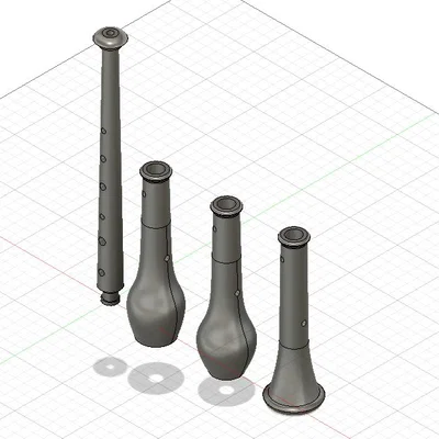Mô hình nhạc cụ Piccolo Oboe in G độc đáo - Tự tay in 3D