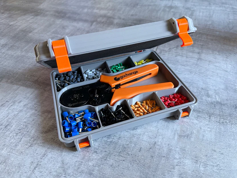 Hộp đựng kìm bấm cos & ferrules (dựa trên Frog Box v2.0) - Image 1