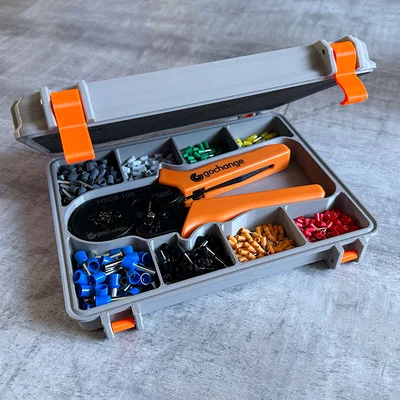 Hộp đựng kìm bấm cos & ferrules (dựa trên Frog Box v2.0)