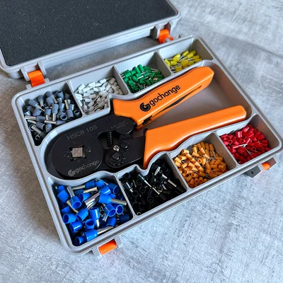 Hộp đựng kìm bấm cos & ferrules (dựa trên Frog Box v2.0)