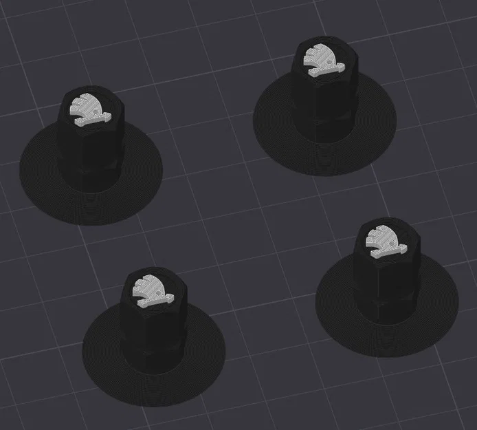 Nắp van lốp xe Škoda (Škoda Tire Valve Cap) tự in 3D đẹp mắt - Image 2